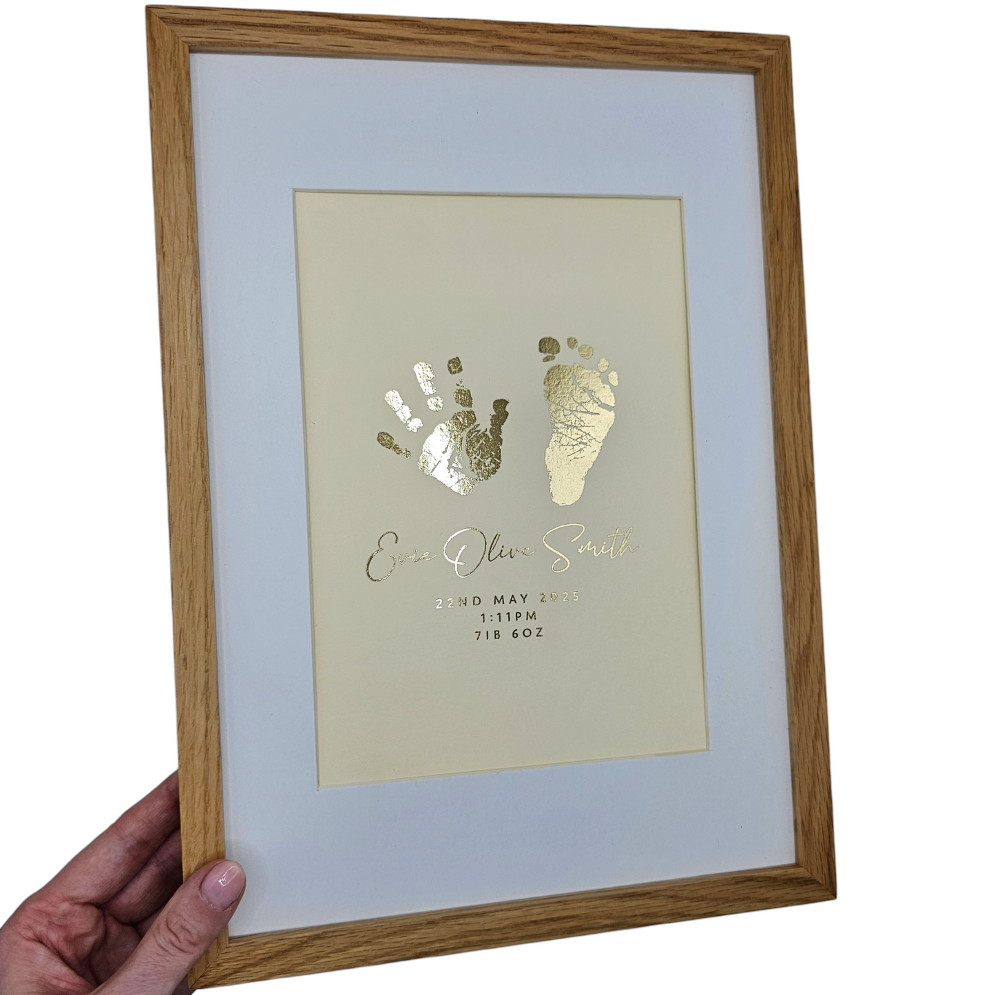Baby Hand / Footprint Foil Print