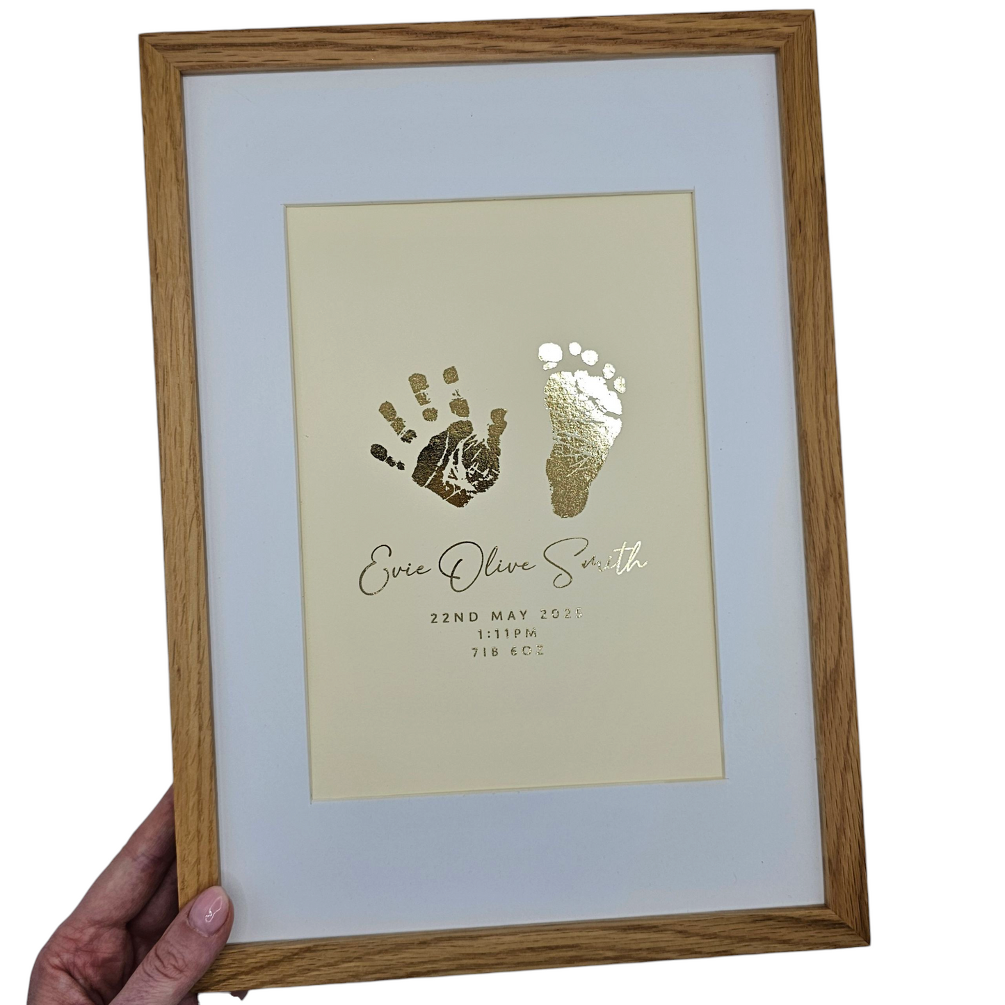 Baby Hand / Footprint Foil Print