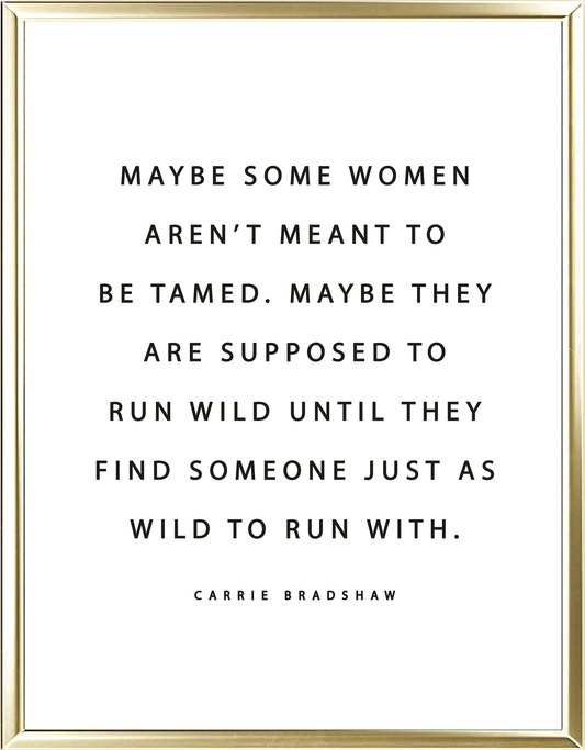 Run Wild Foil Wall Print