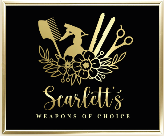 Custom Weapons Of Choice Foil Wall Print