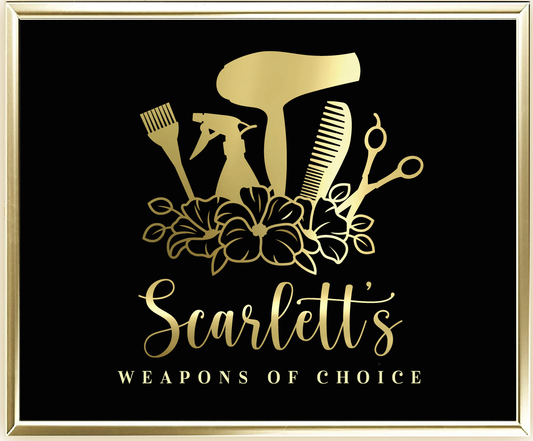 Custom Weapons Of Choice Foil Wall Print