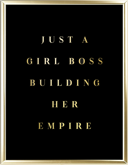 Empire Foil Wall Print