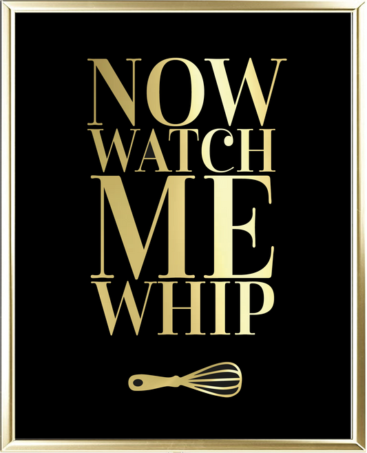 Whip Foil Wall Print