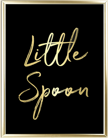 Little Spoon Foil Wall Print