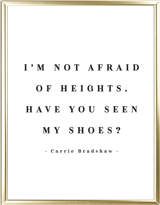 Heights Foil Wall Print