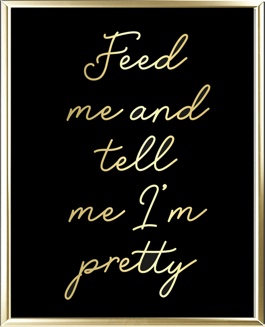 Pretty Foil Wall Print