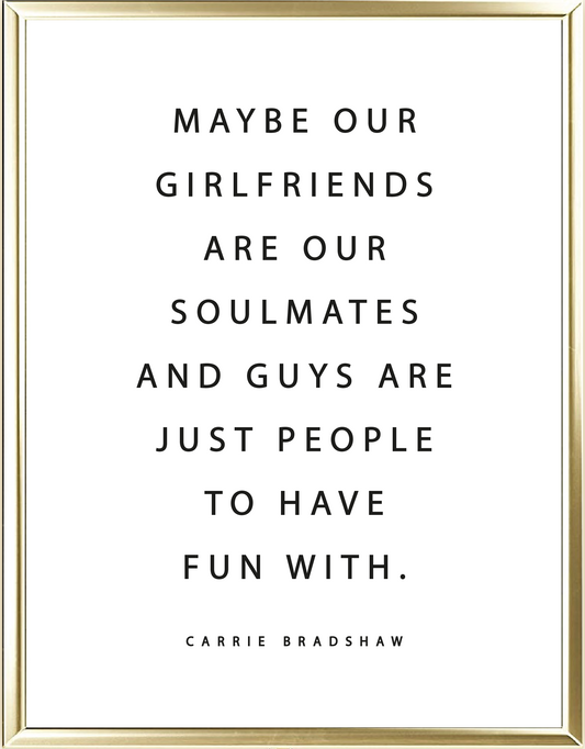 Soulmates Foil Wall Print