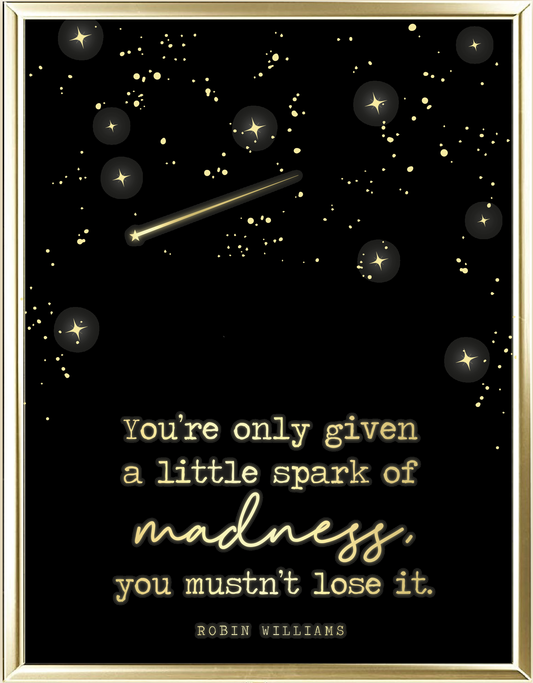 Madness Foil Wall Print