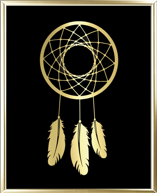 Dreamcatcher Foil Wall Print