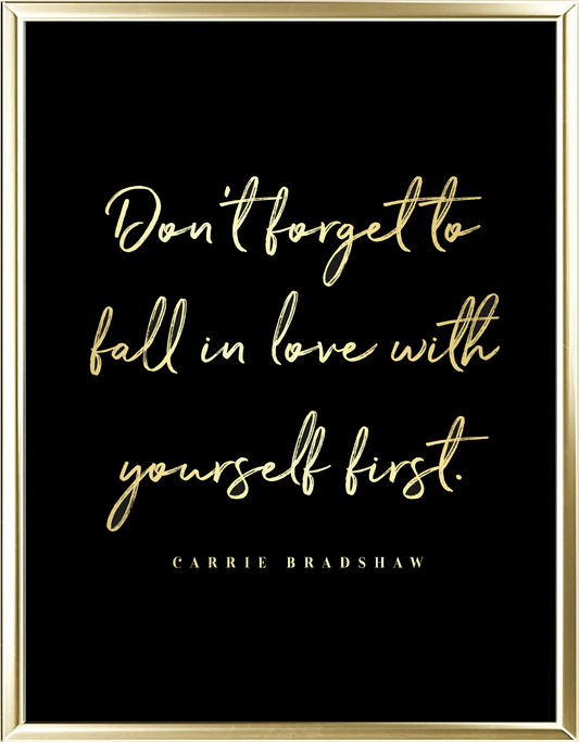 Yourself Foil Wall Print