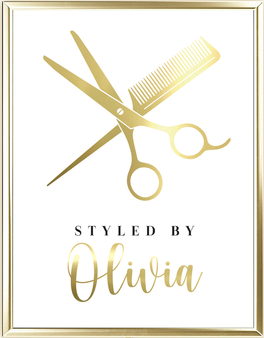 Styled By Foil Wall Print