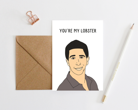Ross Geller Greeting Card