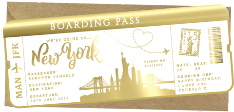Personalised Boarding Pass