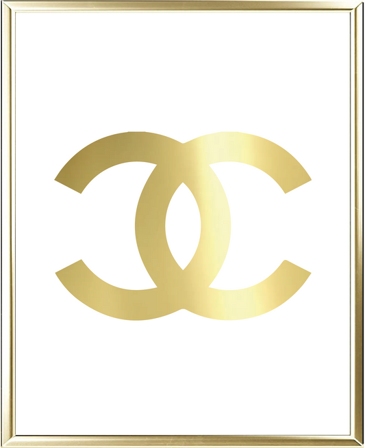 Chanel Foil Wall Print