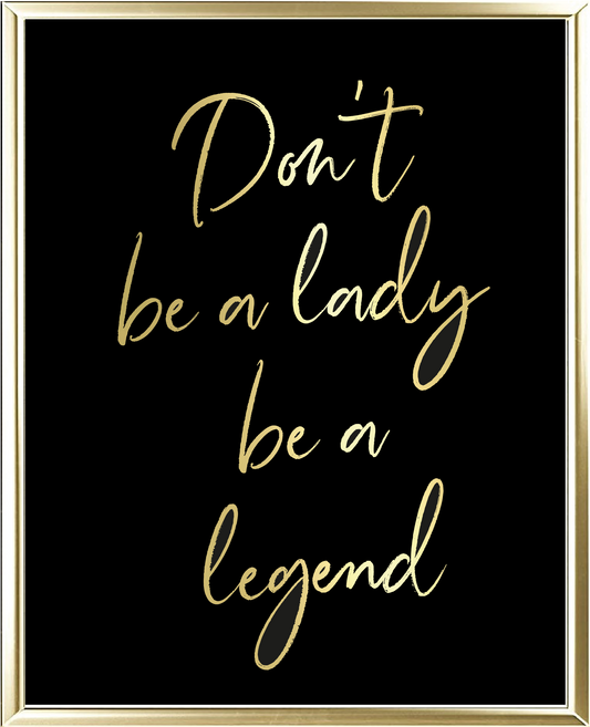 Legend Foil Wall Print