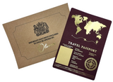 Burgundy Scratch & Reveal Passport