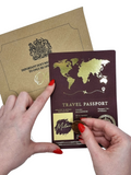 Burgundy Scratch & Reveal Passport