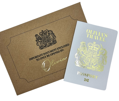 White Scratch & Reveal Passport