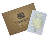 White Scratch & Reveal Passport