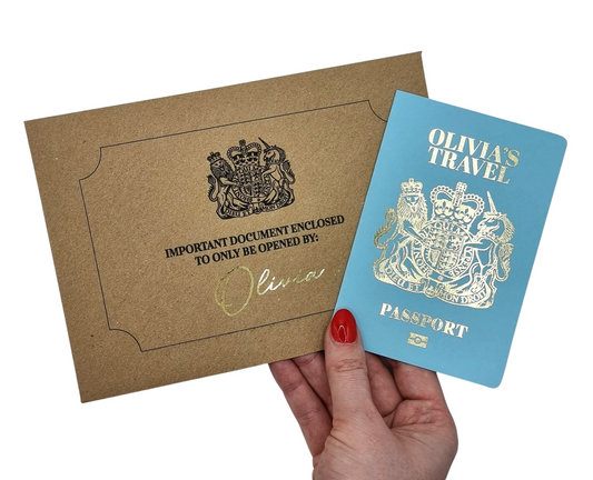 Blue Scratch & Reveal Passport