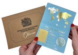 Blue Scratch & Reveal Passport