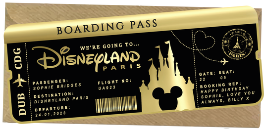 Personalised Boarding Pass