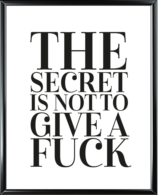 The Secret Foil Wall Print