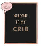 Crib Foil Wall Print