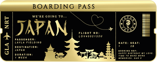 Personalised Boarding Pass