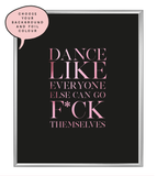 Dance Foil Wall Print