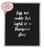 Thousand Stars Foil Wall Print