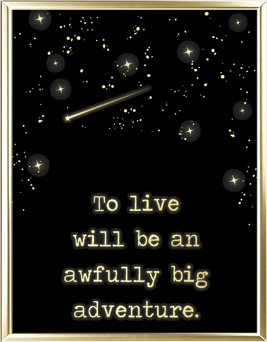 Big Adventure Foil Wall Print