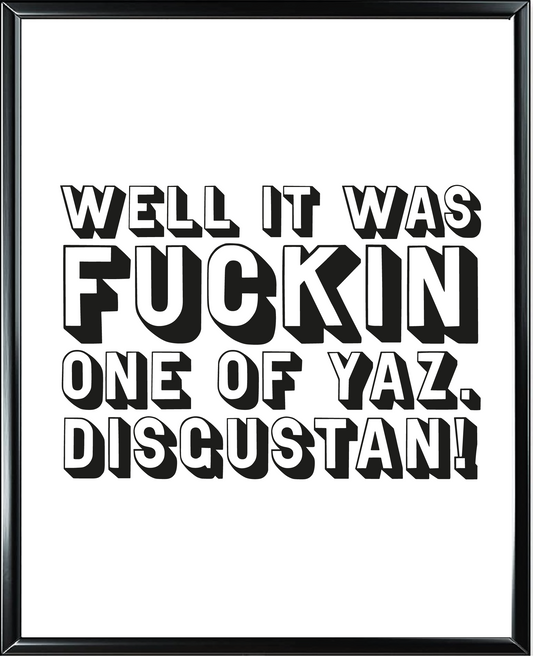 Disgustan Foil Wall Print