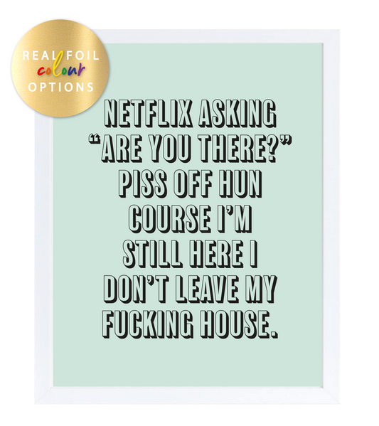 House Foil Wall Print