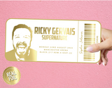 Personalised Foil Ticket