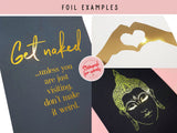 Be Kind Foil Wall Print