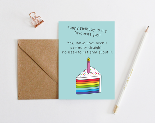Favourite Gay Greeting Card