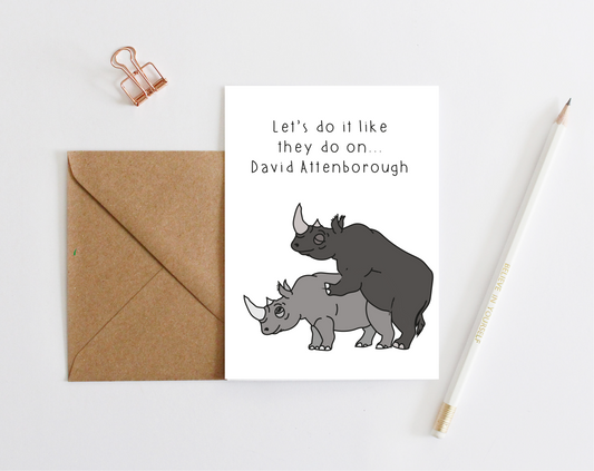 David Attenborough Greeting Card