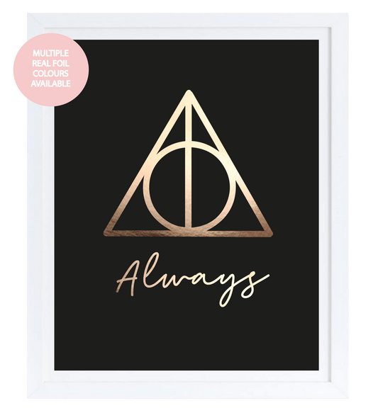 Always Foil Wall Print