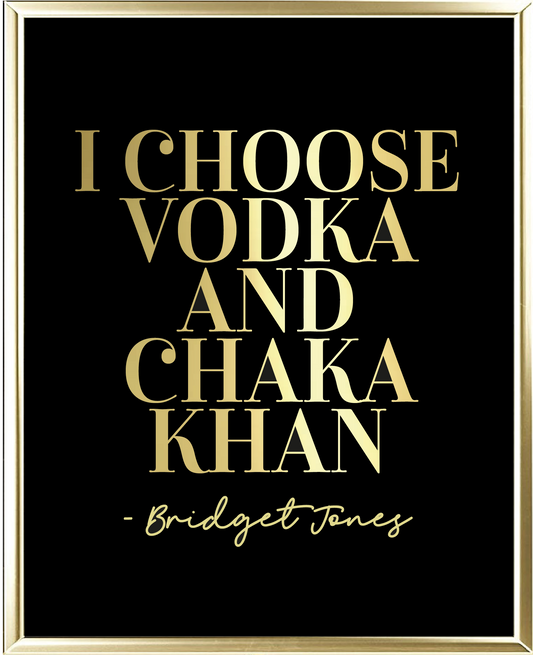Chaka Khan Foil Wall Print
