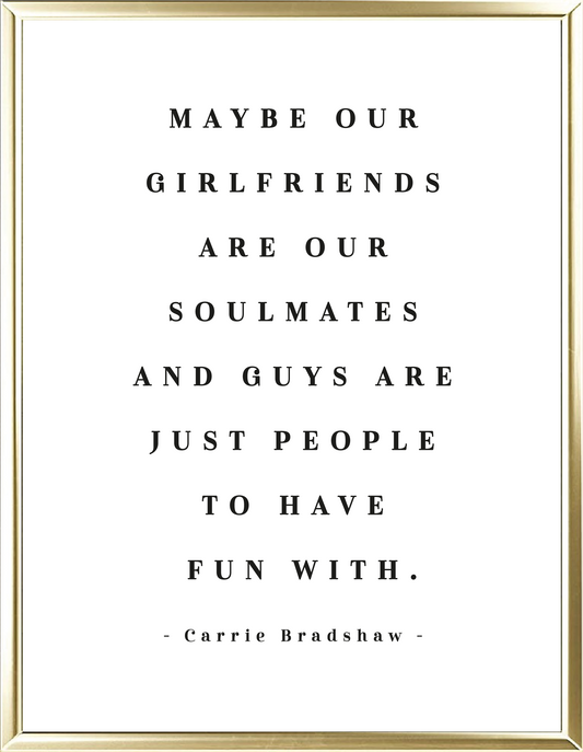 Soulmates Foil Wall Print