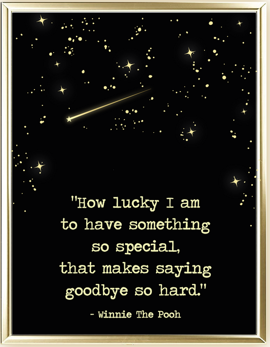 How Lucky Foil Wall Print