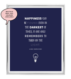 Happiness Foil Wall Print