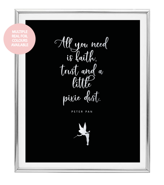 Pixie Dust Foil Wall Print