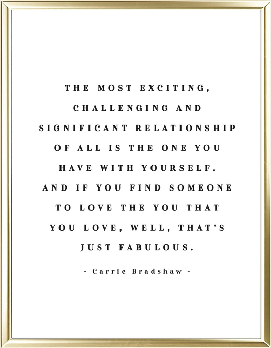 Significant Relationship Foil Wall Print