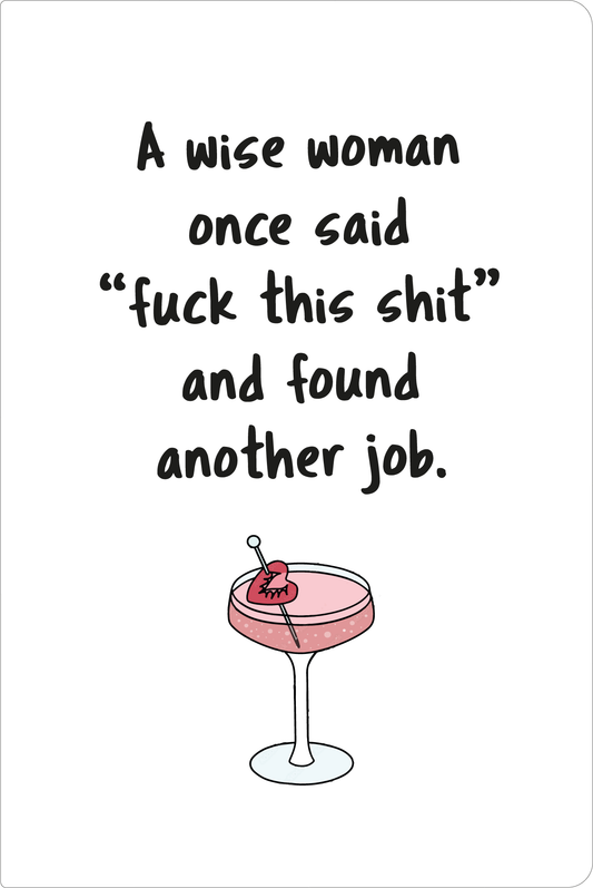Fuck This Shit Greeting Card