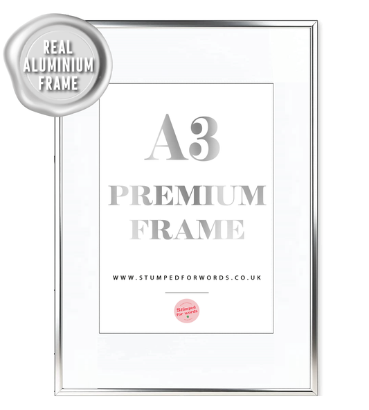 Silver Aluminium A3 Frame