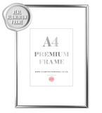 Silver Aluminium A4 Frame